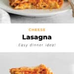 cheese lasagna pin.