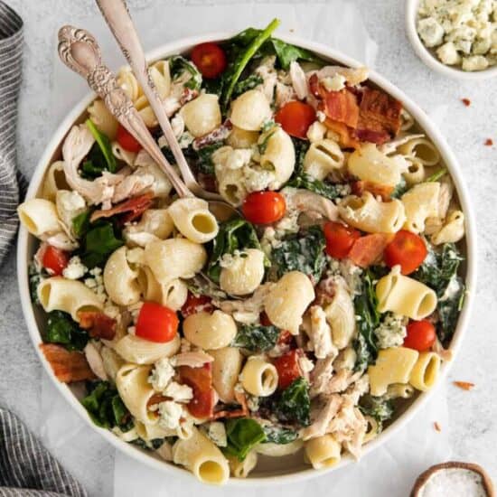 Gorgonzola Chicken Pasta Salad