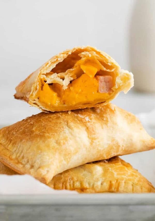 Ham and cheese hand pies.