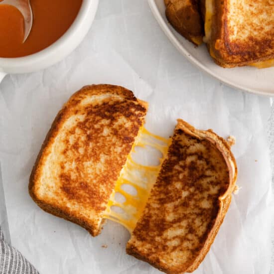 Grilled cheese with mayo.