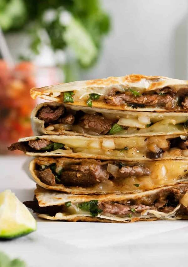 stack of quesadilla.