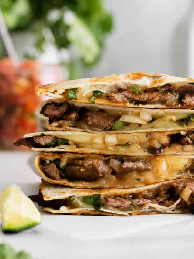 Steak Quesadilla Recipe Cheese Knees