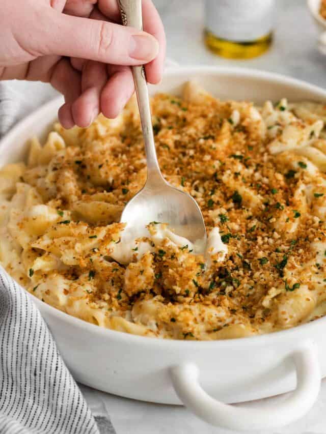 Truffle Mac and Cheese Cheese Knees