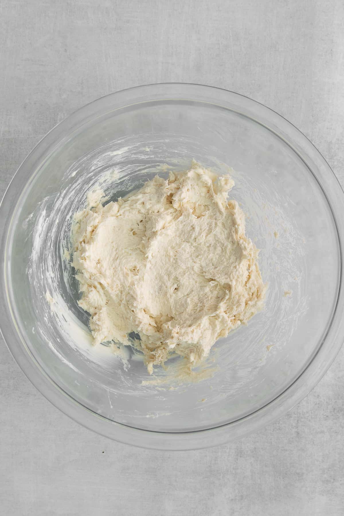 cream cheese rangoon filling in bowl.