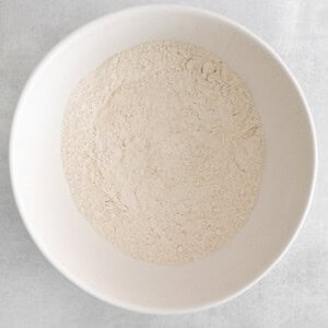 dry ingredients in bowl.