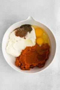 ingredients in bowl.