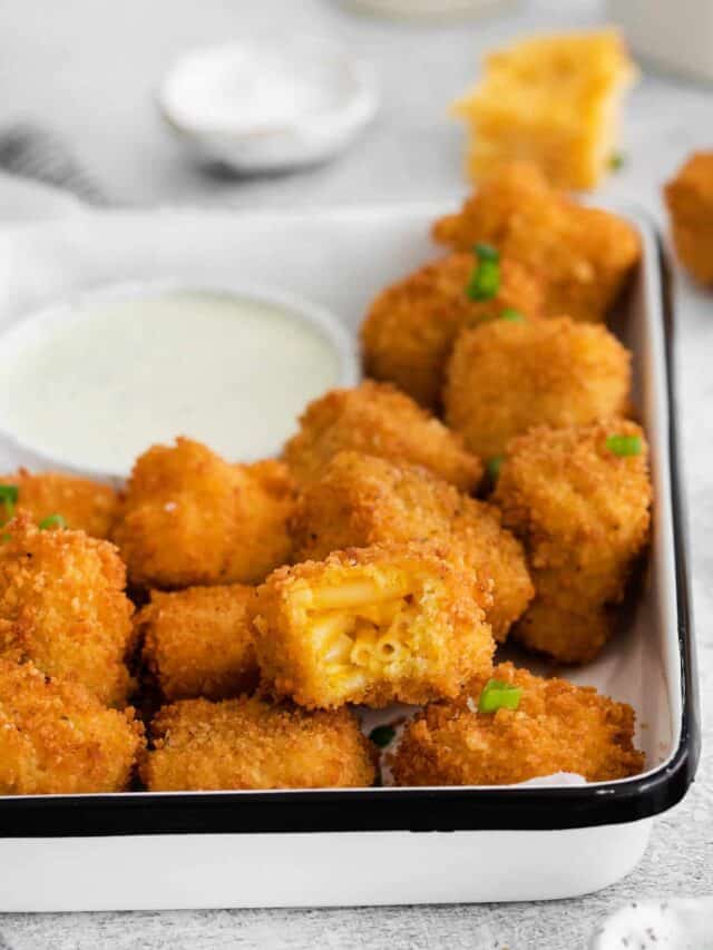 Fried Mac And Cheese Bites Cheese Knees