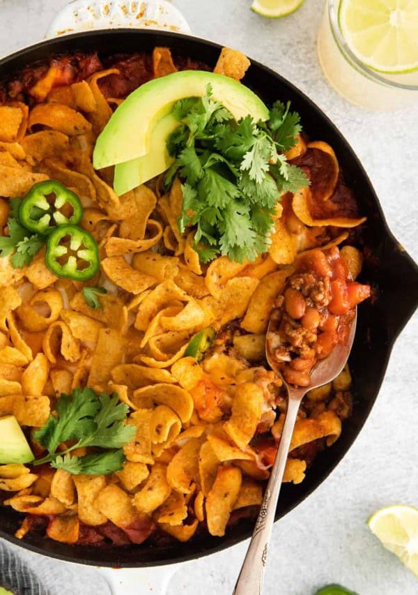 Cheesy Frito Taco Pie