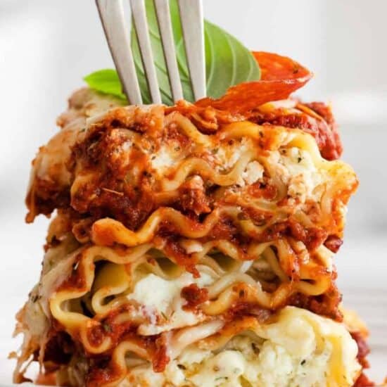 Pizza lasagna roll ups.