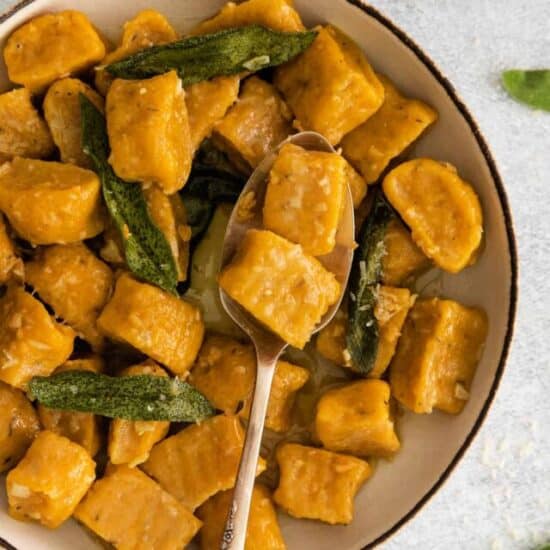 Ricotta Pumpkin Gnocchi