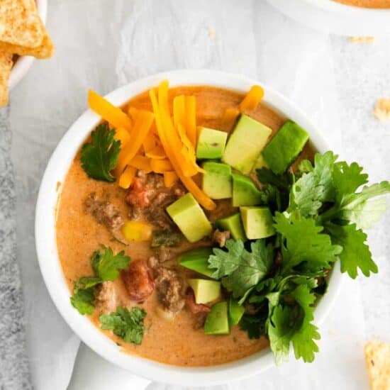 creamy taco soup