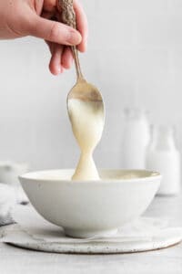 Frosting in a bowl.