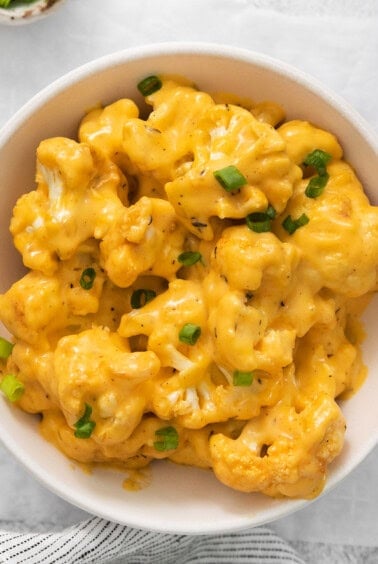 Cauliflower mac and cheese.