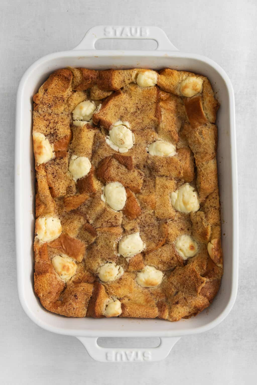 Cream Cheese French Toast Casserole - The Cheese Knees