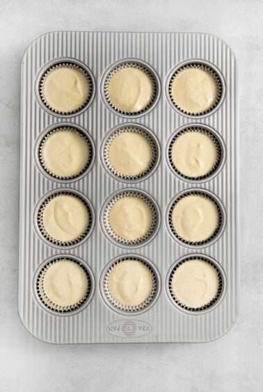 Filling for the creme brulee cheesecakes.