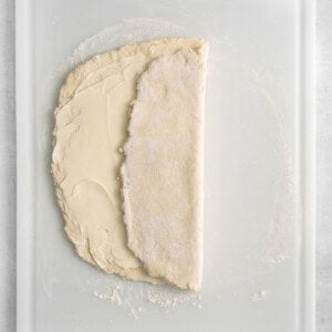 folding puff pastry.