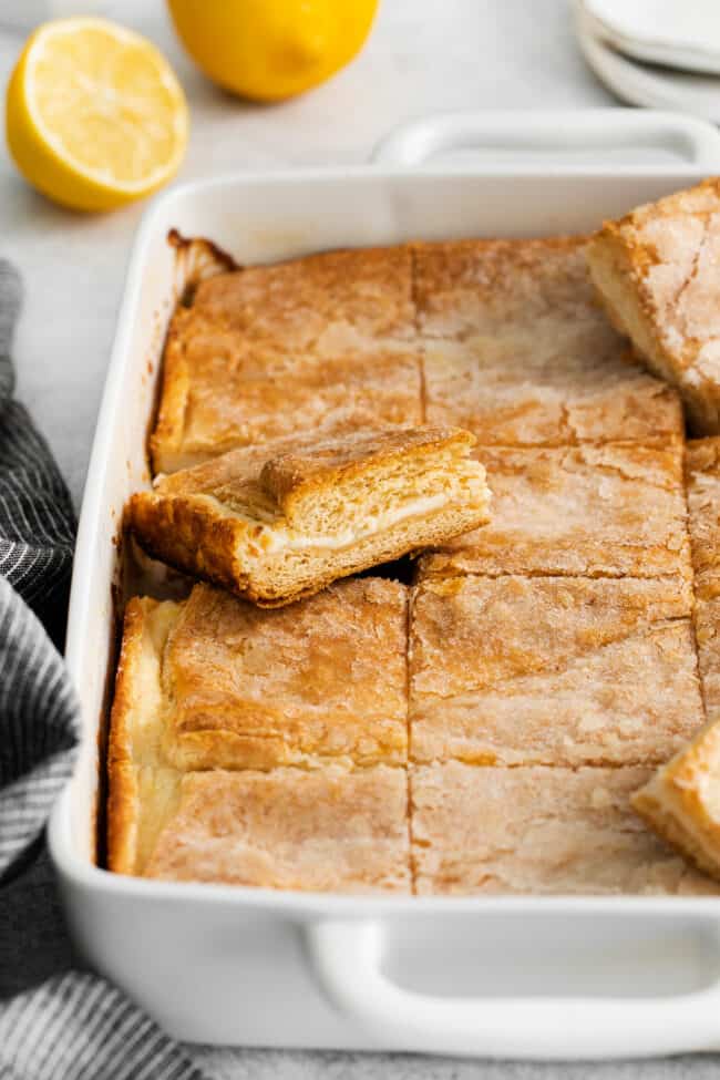 Lemon Cream Cheese Bars The Cheese Knees