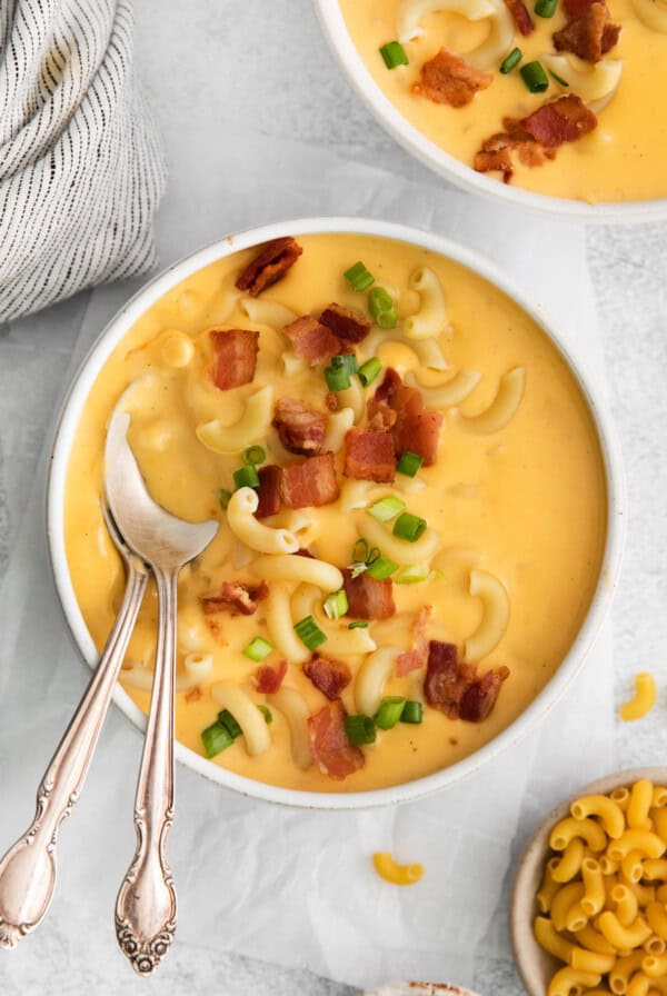 Mac and cheese soup.