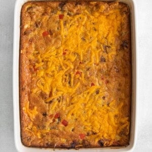 breakfast casserole.