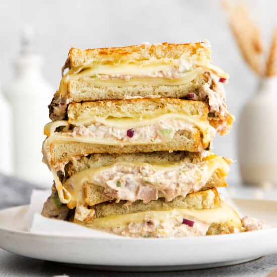stack of sandwiches.