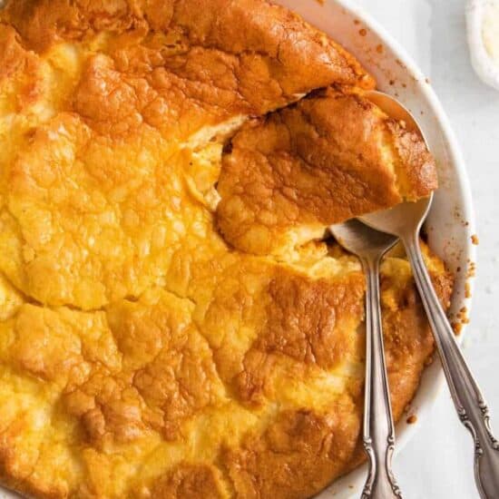 Cheese souffle.