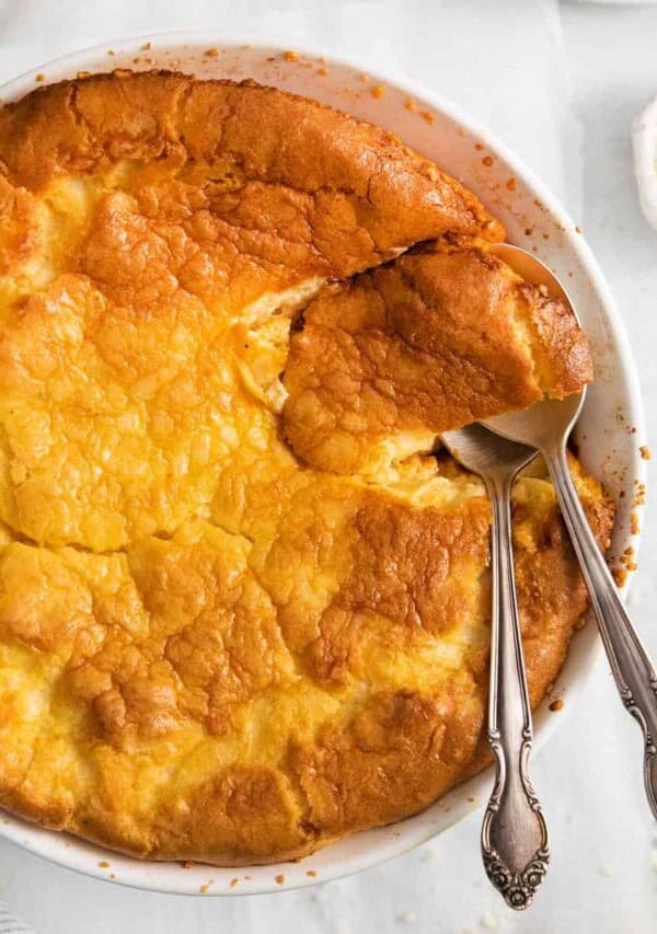Cheese souffle.