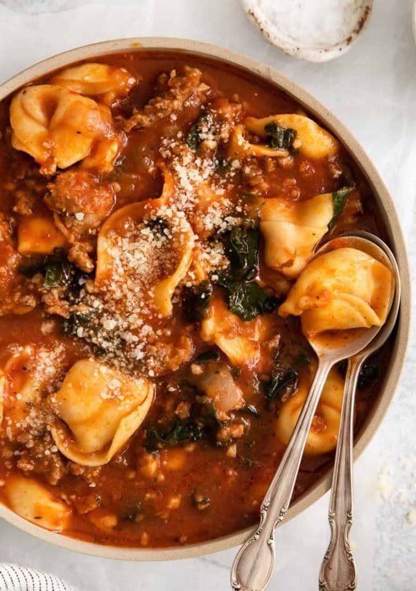 Cheese Tortellini Soup