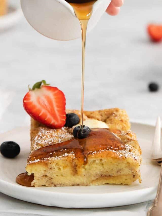 Cream Cheese French Toast Casserole Cheese Knees