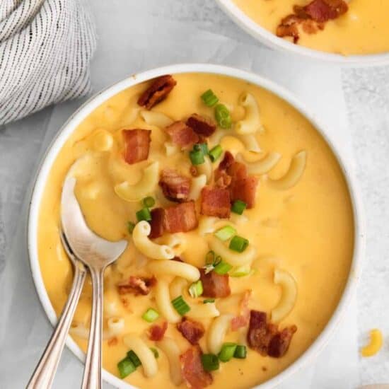 Mac and cheese soup.