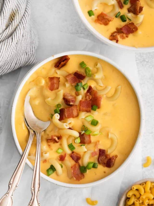 Mac And Cheese Soup Cheese Knees