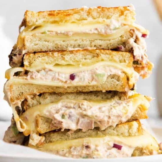 stack of sandwiches.