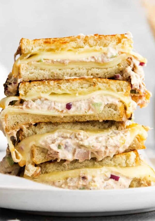 stack of sandwiches.