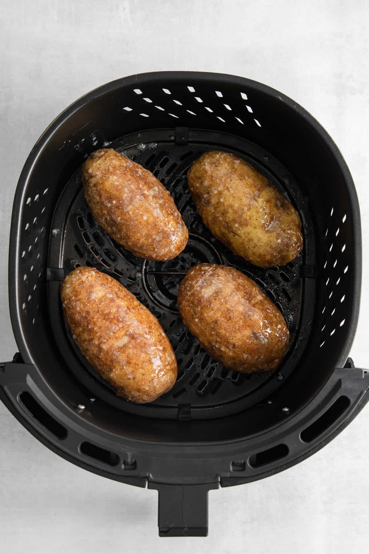 Crispy Air Fryer Hasselback Potatoes - Running to the Kitchen®