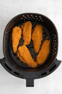 fried chicken in an air fryer.