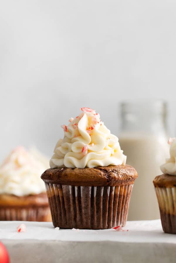 Chocolate cupcake.