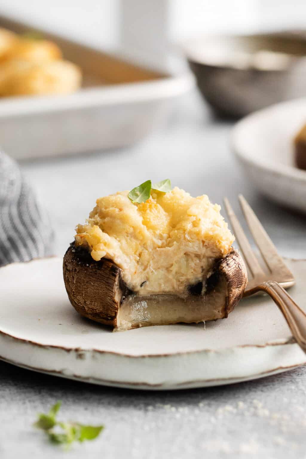 Crabbed Stuffed Mushrooms The Cheese Knees