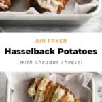 Air fryer hasselback potatoes.