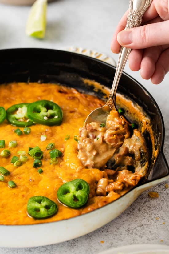 Cheesy Bean Dip The Cheese Knees