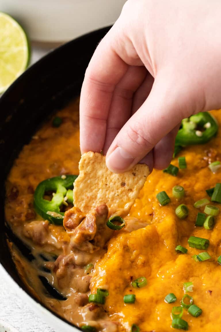 Cheesy Bean Dip - The Cheese Knees