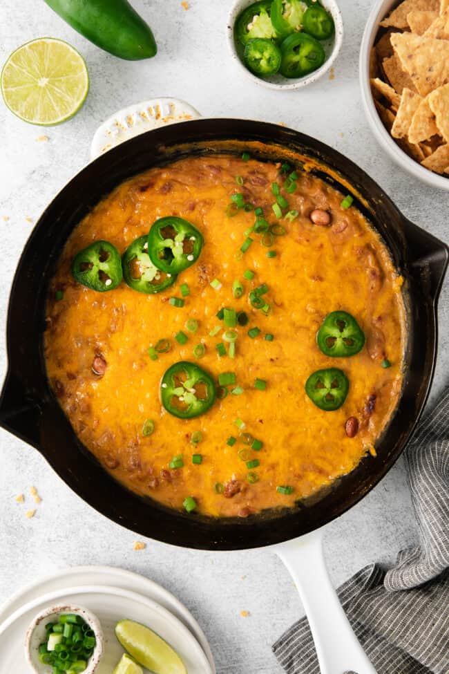 Cheesy Bean Dip - The Cheese Knees