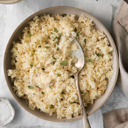 Simple Cheesy Rice The Cheese Knees