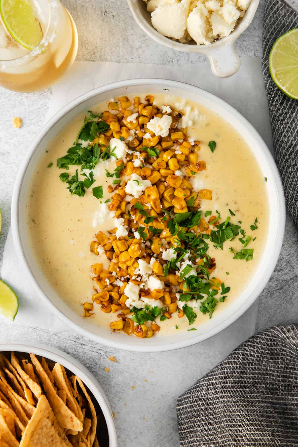 Elote Queso - The Cheese Knees