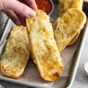 Italian dunkers on a plate.