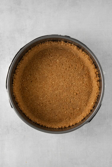 a close up of a pie crust on a table.