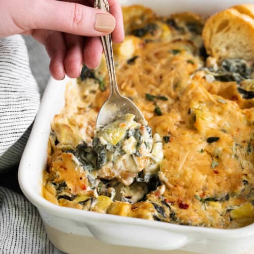 Spinach artichoke dip.
