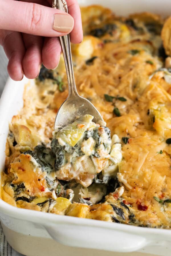 Spinach artichoke dip.
