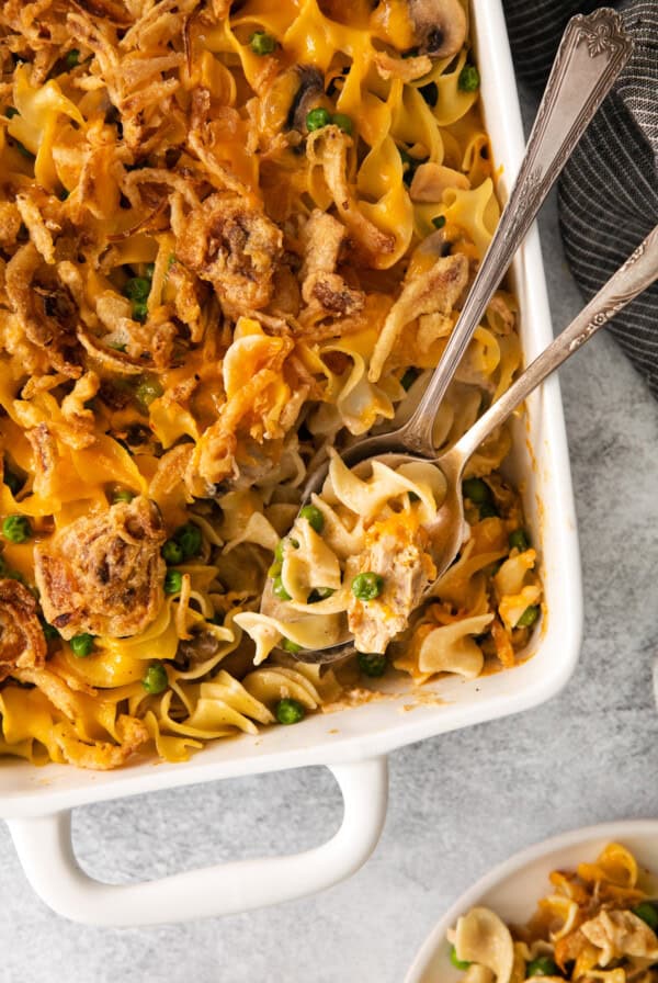 Tuna noodle casserole.