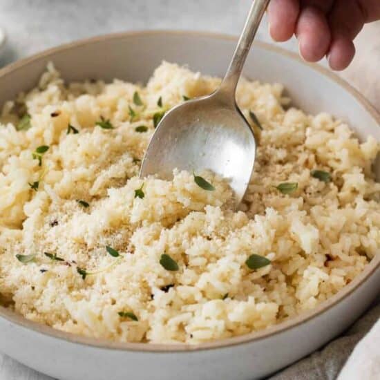 Simple Cheesy Rice