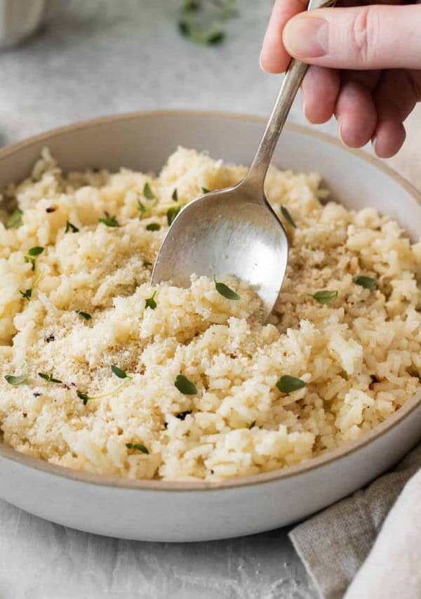 Simple Cheesy Rice