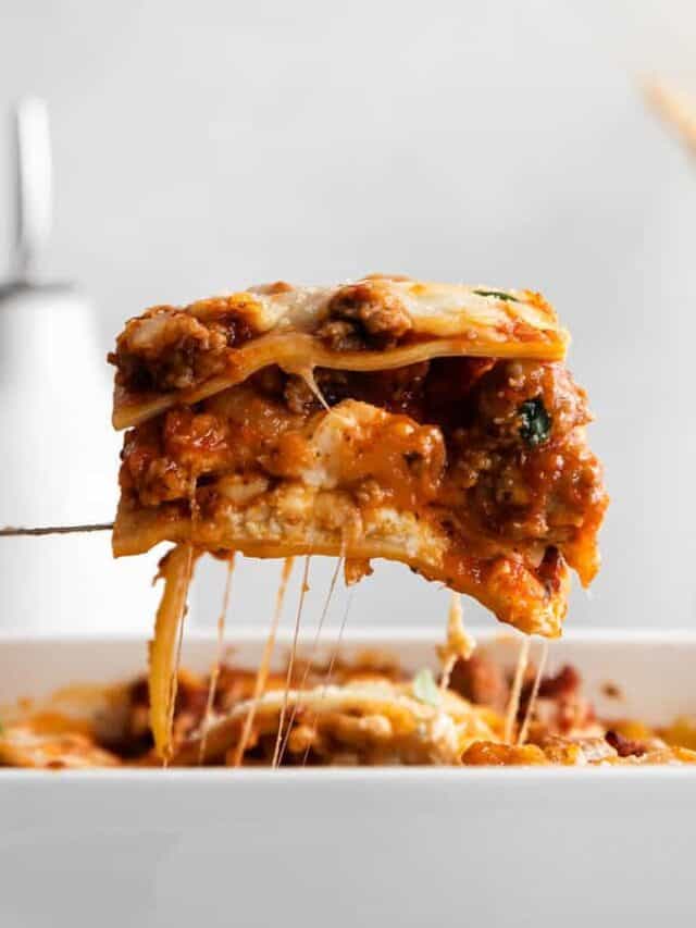 Cottage Cheese Lasagna - Cheese Knees 🧀